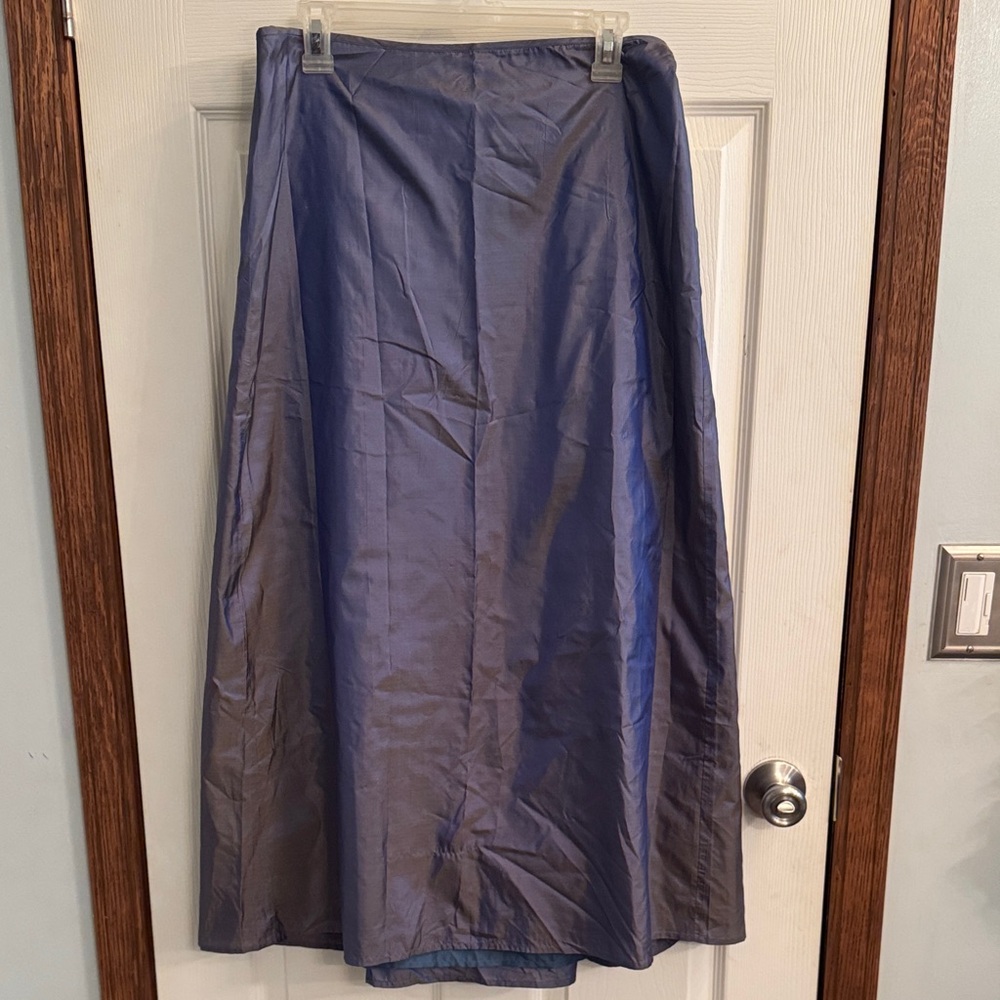 esprit 11/12 Stylish Blue Maxi Skirt for Women‎ silk